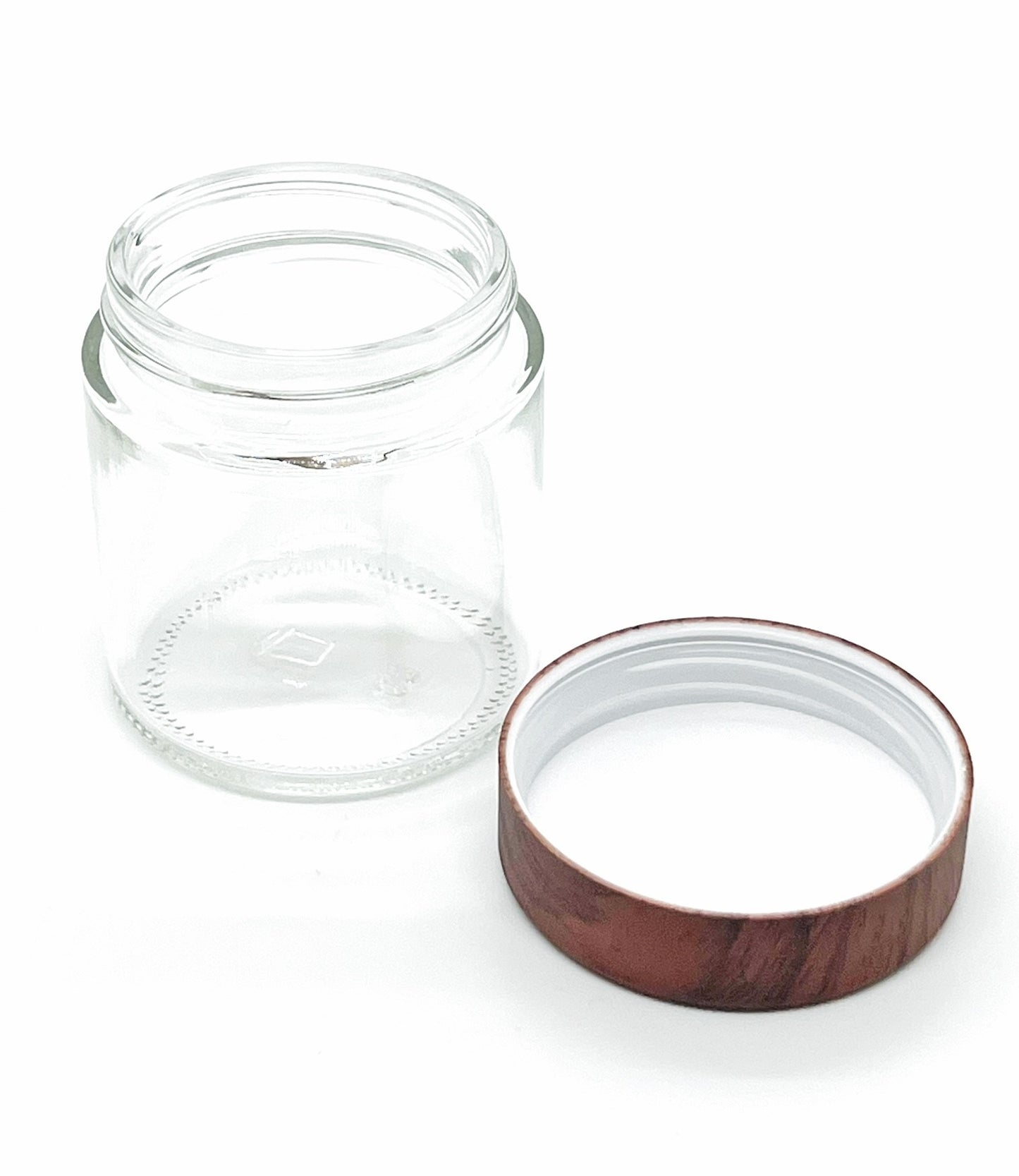 3oz Clear Glass Eighth Jars – Child-Resistant Cannabis Packaging for 3.5g Flower