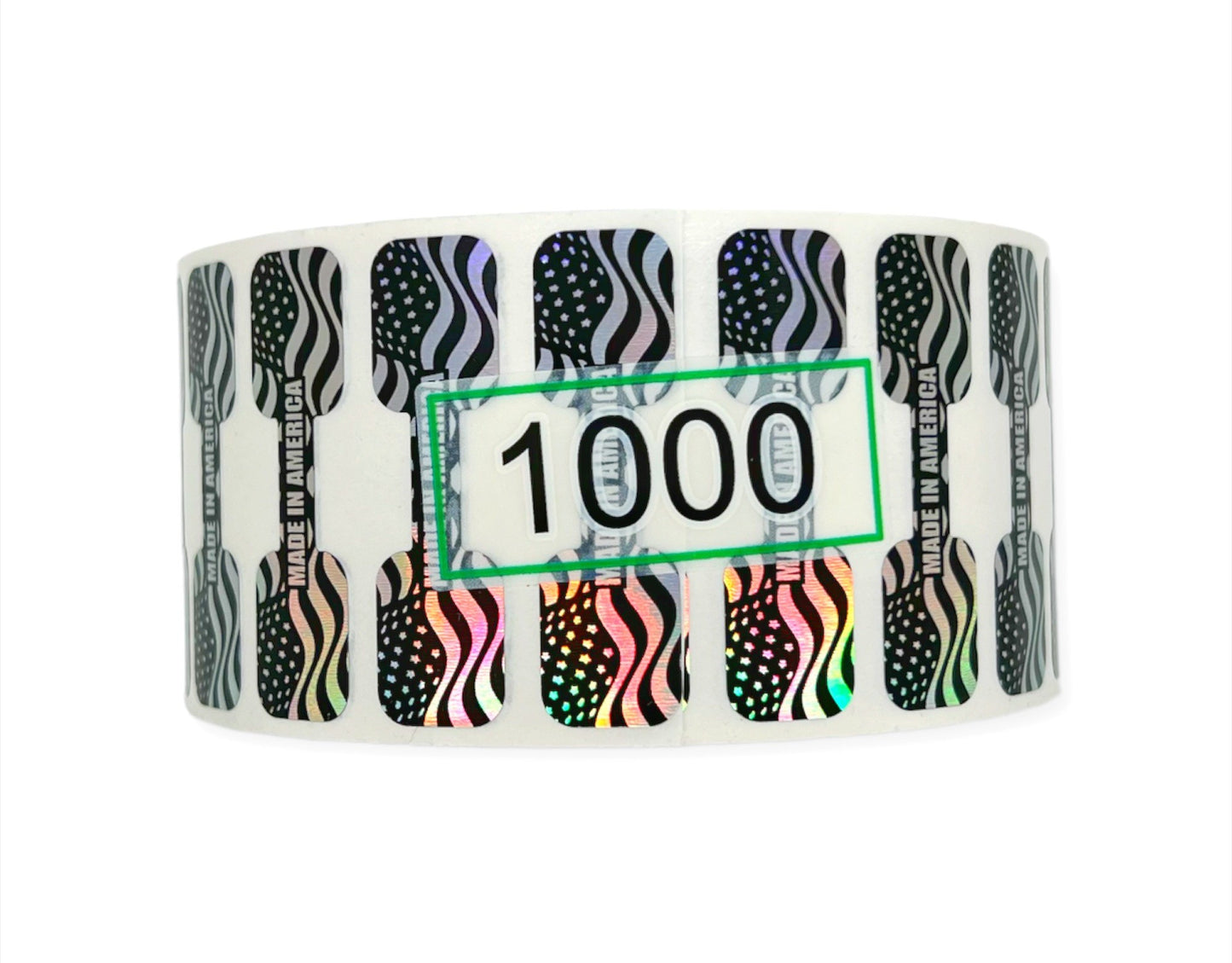 Holographic Tamper Evident Bridge Seal Labels – Security Packaging Stickers 1000/Roll