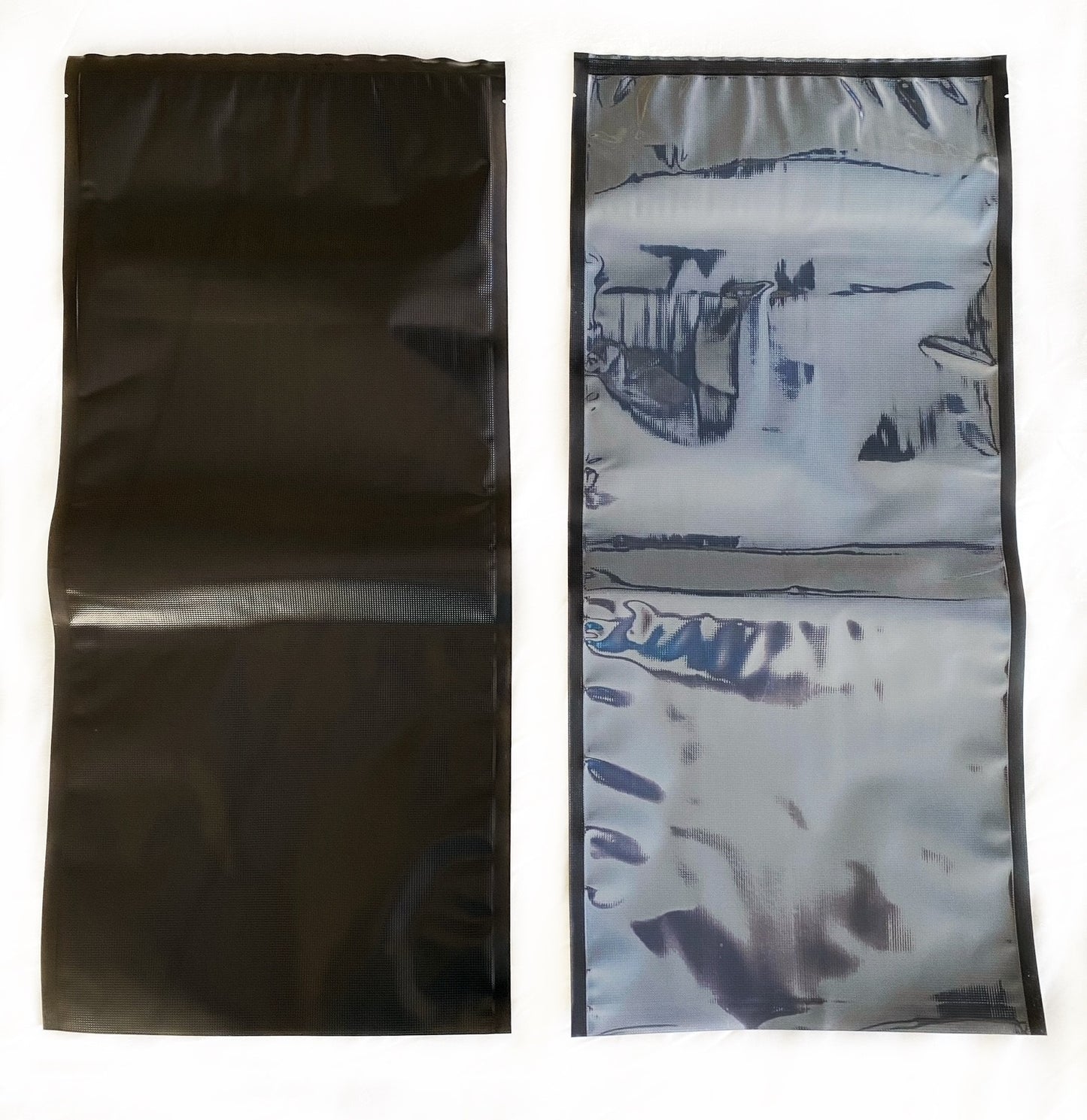 11x24 Precut Clear/Black 50pk VACUUM SEAL BAGS - 5mil THICK! NEW & IMPROVED!