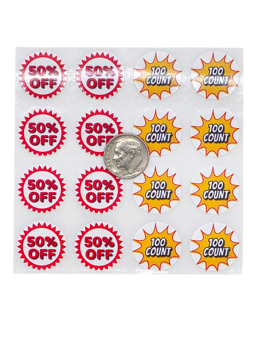 0.75" Round Custom Labels