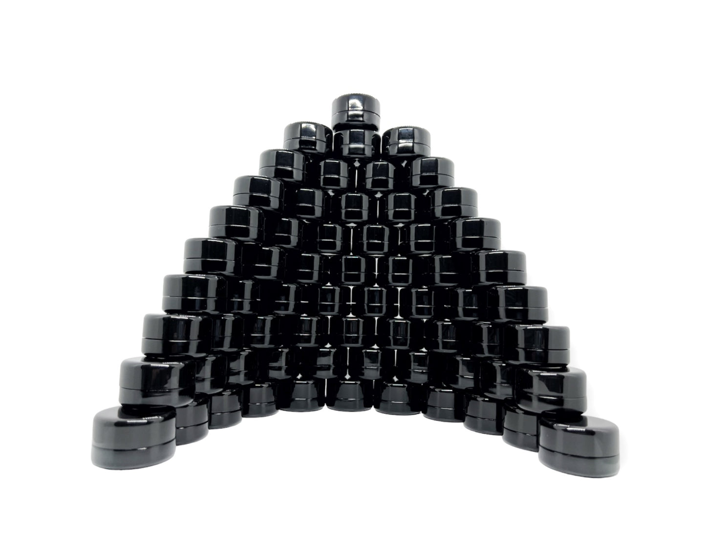 9ml Round Thick Base Glass Concentrate Jars – Child Resistant Dab Containers (1g Wax / Rosin)
