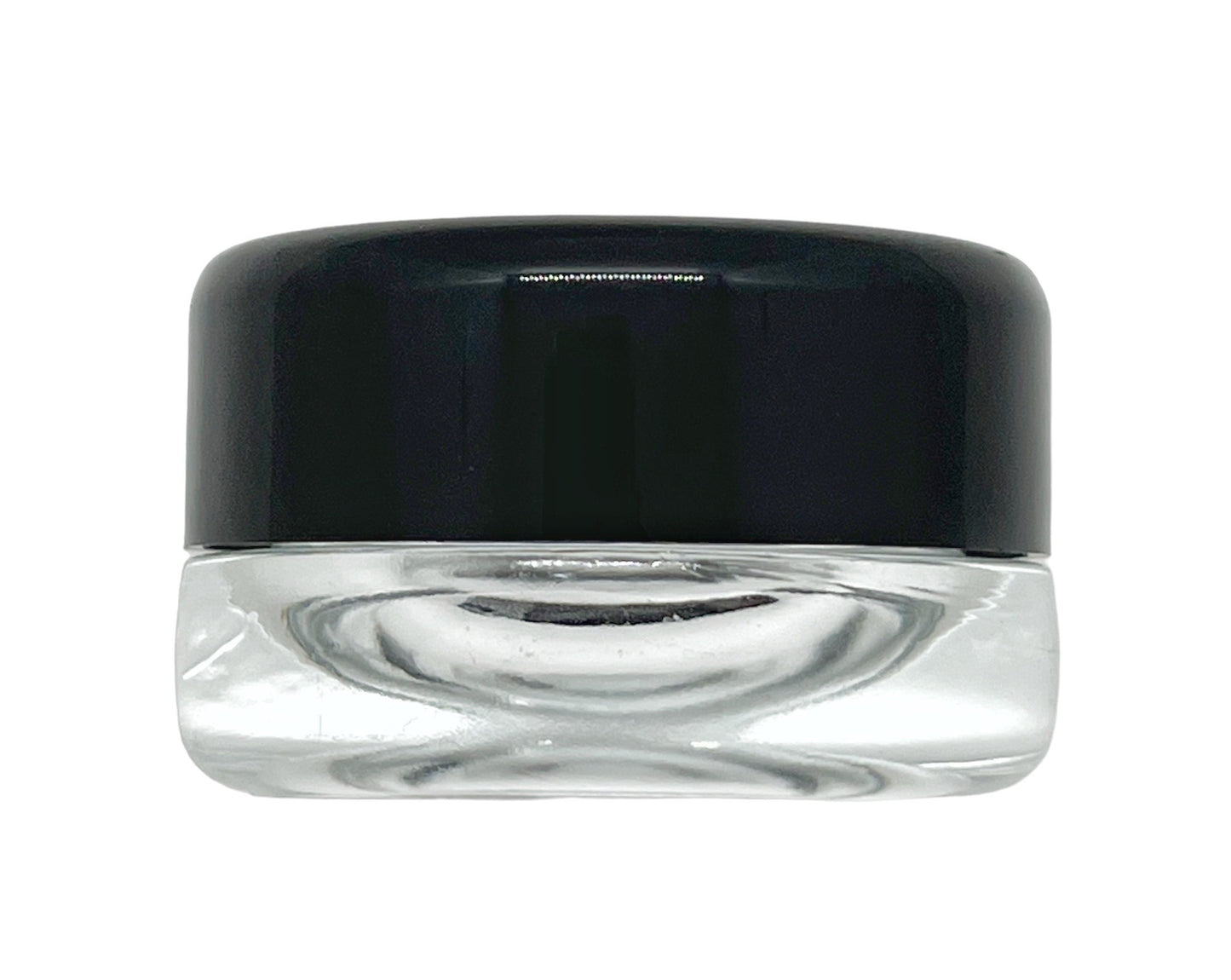 9ml Round Thick Base Glass Concentrate Jars – Child Resistant Dab Containers (1g Wax / Rosin)