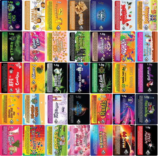 2.5" x 3.5" Rectangular Custom Labels