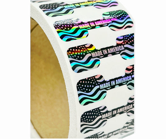 Holographic Tamper Evident Bridge Seal Labels – Security Packaging Stickers 1000/Roll