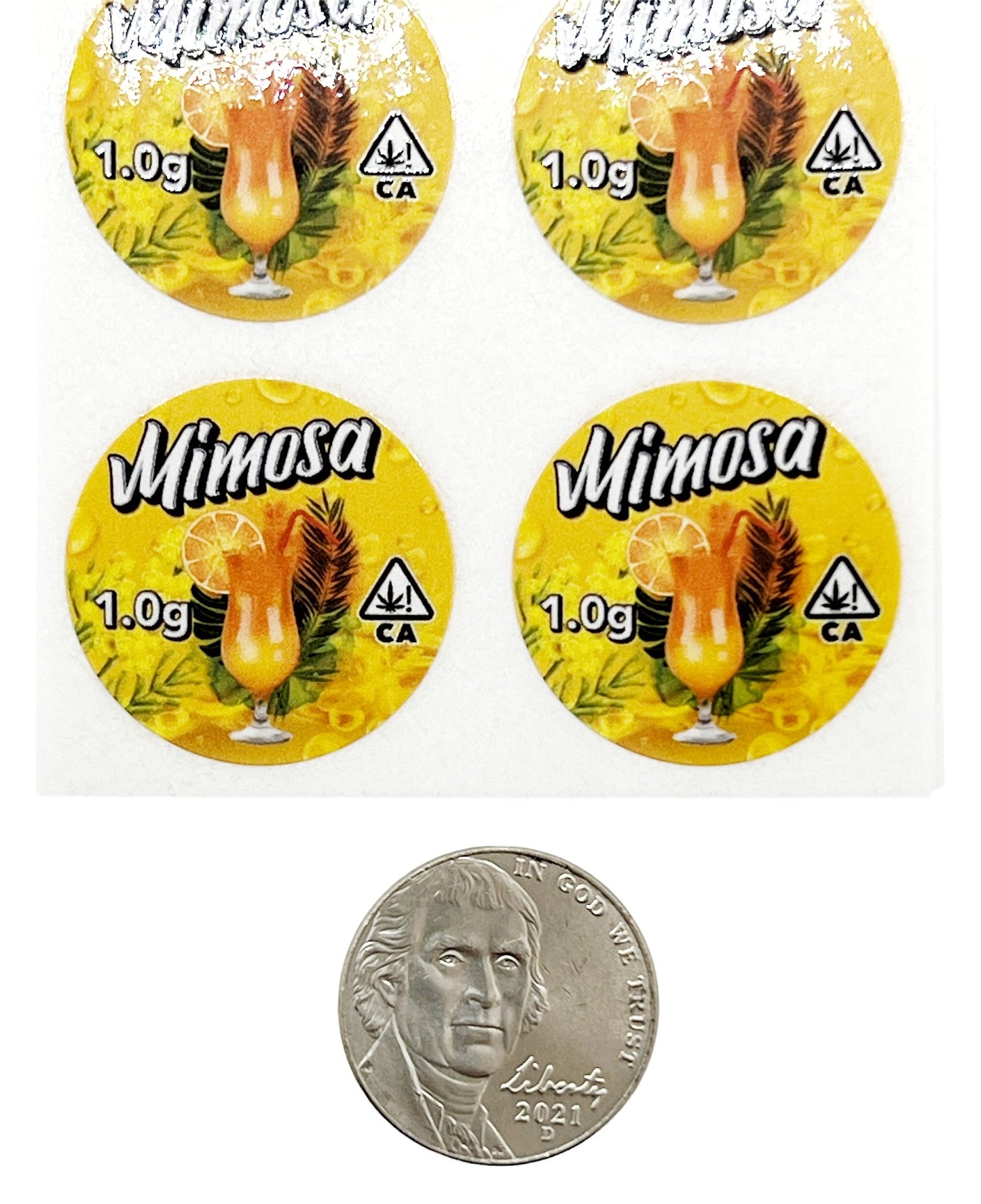 1.0" Round Custom Labels
