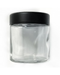 3oz Clear Glass Jar with Child Resistant Cap - only $0.28/jar!